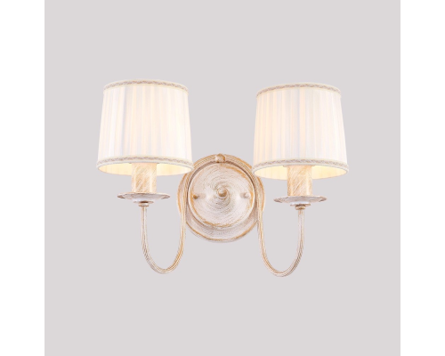 Citilux Дижон CL429321 Бра с абажурами Белое с патиной