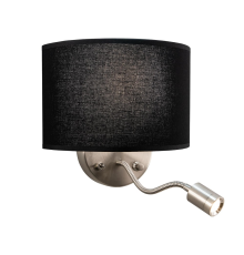 Citiluх Декарт CL704305 Бра с чёрным абажуром и диммером