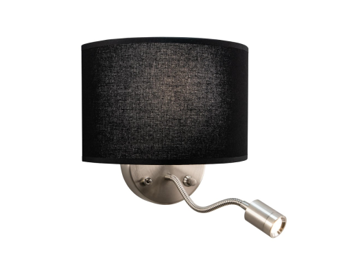 Citiluх Декарт CL704305 Бра с чёрным абажуром и диммером