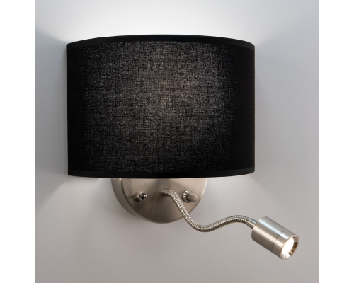 Citiluх Декарт CL704305 Бра с чёрным абажуром и диммером