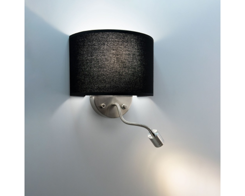 Citiluх Декарт CL704305 Бра с чёрным абажуром и диммером