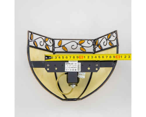 Citilux Шербург-2 CL440411 Бра витражное Бронза