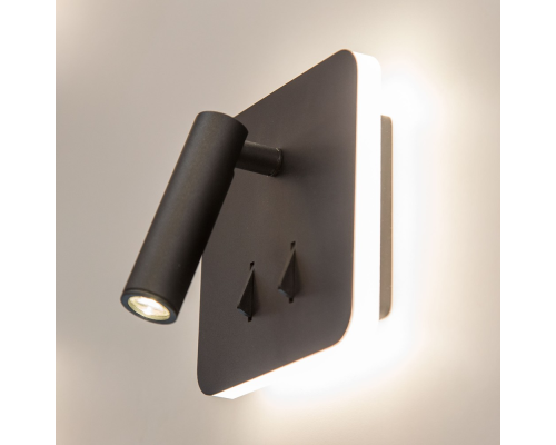 Citilux Декарт CL704421 LED Бра с выключателем Чёрное