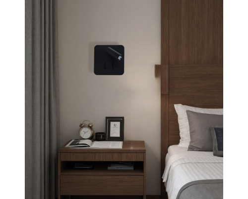 Citilux Декарт CL704421 LED Бра с выключателем Чёрное