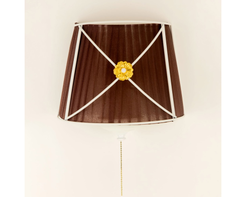 Citilux Дрезден CL409323 Бра с кофейным абажуром и выключателем