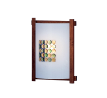 Citilux CL921314R Бра Конфети Жёлто Зелёный Багет Венге