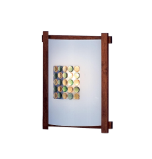 Citilux CL921314R Бра Конфети Жёлто Зелёный Багет Венге