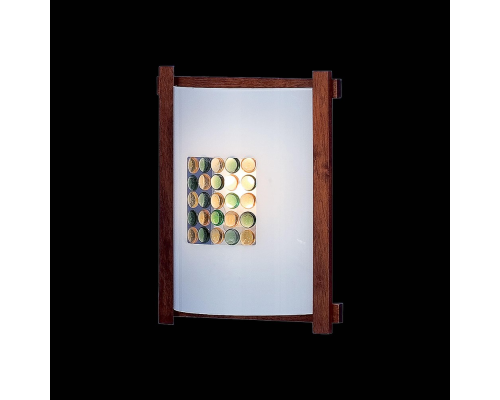 Citilux CL921314R Бра Конфети Жёлто Зелёный Багет Венге