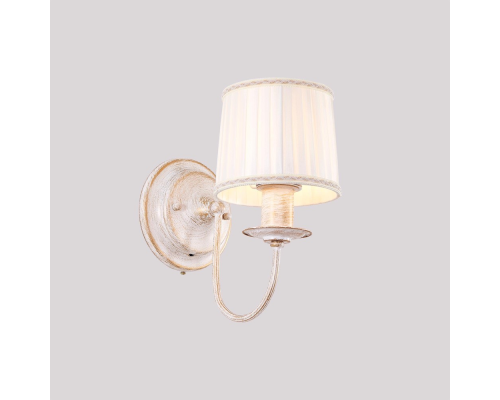 Citilux Дижон CL429311 Бра с абажуром Белое с патиной