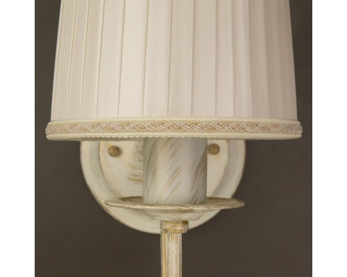 Citilux Дижон CL429311 Бра с абажуром Белое с патиной