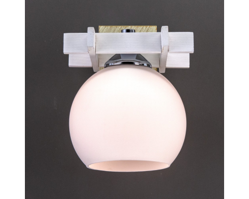 Citilux Нарита CL114312 Бра деревянное Белое Хром