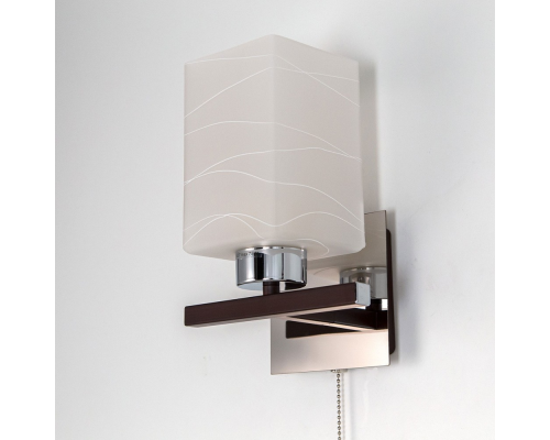 Citilux Оскар CL127311 Бра с выключателем Венге Хром