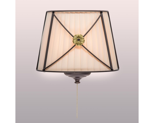 Citilux Дрезден CL409321 Бра с бежевым абажуром и выключателем