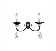 Citilux Оксфорд CL417321 Бра с выключателем Чёрный Хром