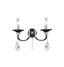 Citilux Оксфорд CL417321 Бра с выключателем Чёрный Хром