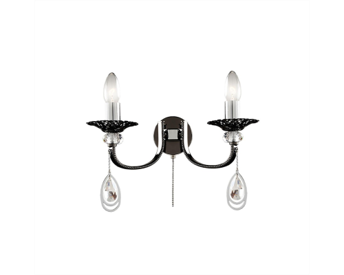 Citilux Оксфорд CL417321 Бра с выключателем Чёрный Хром