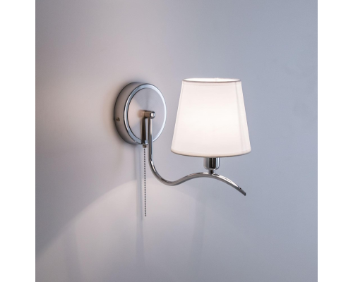 Citilux Эмма CL439311 Бра с абажуром и выключателем Хром