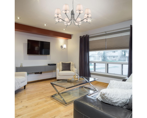 Citilux Эмма CL439311 Бра с абажуром и выключателем Хром