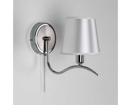 Citilux Эмма CL439311 Бра с абажуром и выключателем Хром