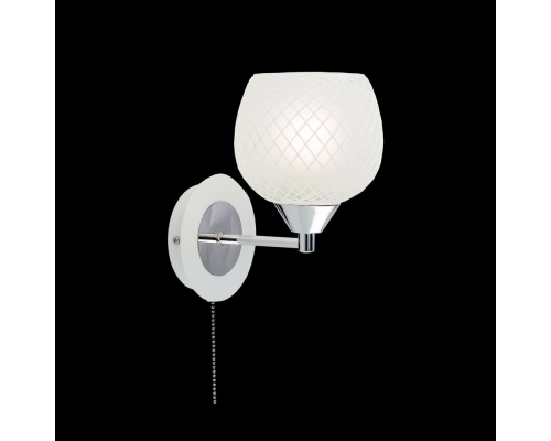 Citilux Сюзи CL171311 Бра с выключателем Белое Хром