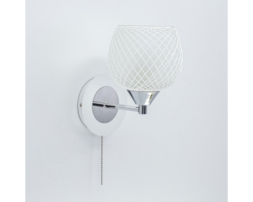 Citilux Сюзи CL171311 Бра с выключателем Белое Хром