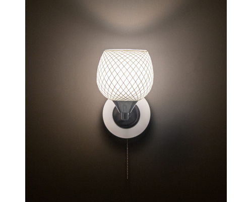 Citilux Сюзи CL171311 Бра с выключателем Белое Хром