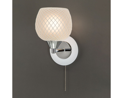 Citilux Сюзи CL171311 Бра с выключателем Белое Хром