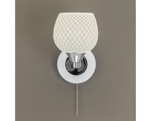 Citilux Сюзи CL171311 Бра с выключателем Белое Хром