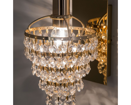 Citilux Контур CL322411 Бра хрустальное Золото
