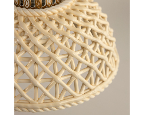 Citilux Трензадо CL415311 Бра керамическое с выключателем Белое с патиной