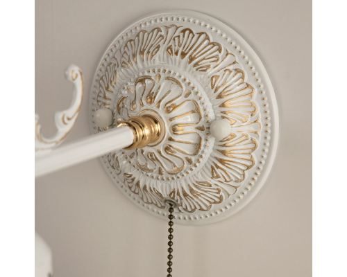 Citilux Трензадо CL415311 Бра керамическое с выключателем Белое с патиной