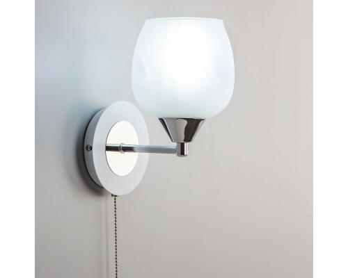 Citilux Сюзи CL171313 Бра с выключателем Белое Хром