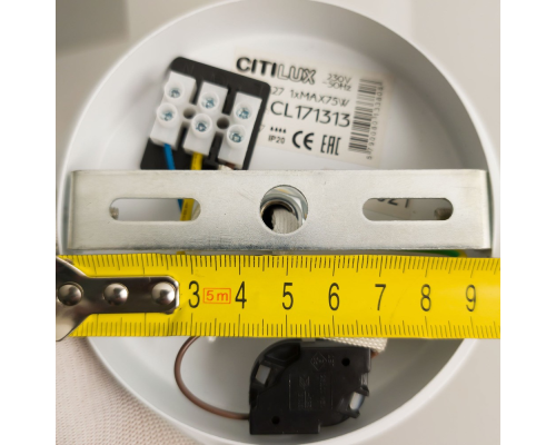 Citilux Сюзи CL171313 Бра с выключателем Белое Хром