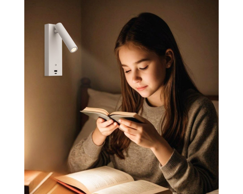 Citilux Декарт CL704430 LED USB Светильник с выключателем Белый