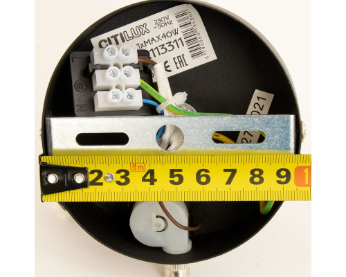 Citilux Брабус CL113311 Бра с выключателем Чёрное