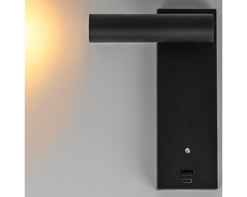 Citilux Декарт CL704431 LED USB Светильник с выключателем Чёрный