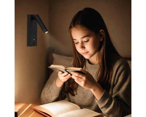 Citilux Декарт CL704431 LED USB Светильник с выключателем Чёрный