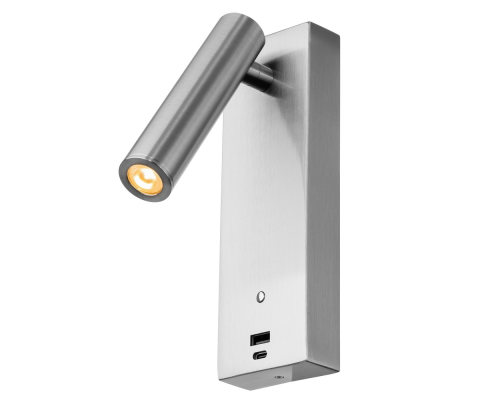 Citilux Декарт CL704432 LED USB Светильник с выключателем Матовый Хром