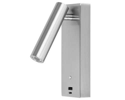 Citilux Декарт CL704432 LED USB Светильник с выключателем Матовый Хром