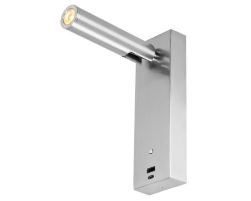 Citilux Декарт CL704432 LED USB Светильник с выключателем Матовый Хром