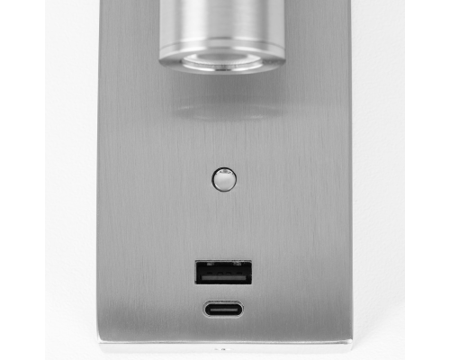 Citilux Декарт CL704432 LED USB Светильник с выключателем Матовый Хром