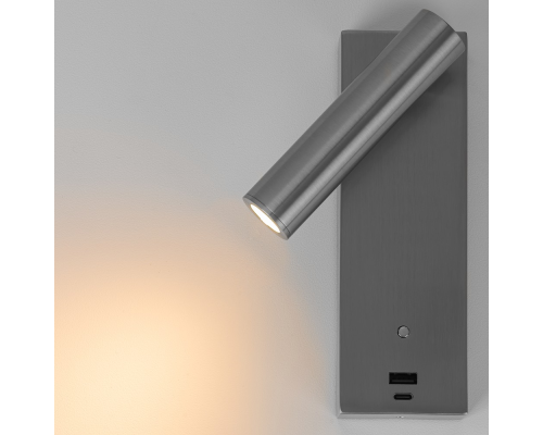 Citilux Декарт CL704432 LED USB Светильник с выключателем Матовый Хром