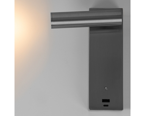 Citilux Декарт CL704432 LED USB Светильник с выключателем Матовый Хром