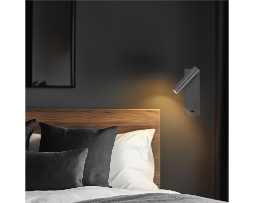 Citilux Декарт CL704432 LED USB Светильник с выключателем Матовый Хром