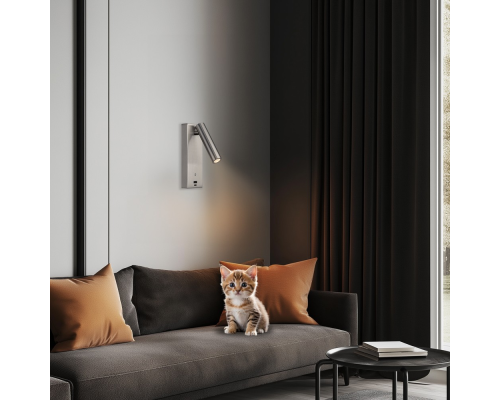 Citilux Декарт CL704432 LED USB Светильник с выключателем Матовый Хром