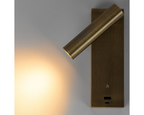 Citilux Декарт CL704433 LED USB Светильник с выключателем Бронза