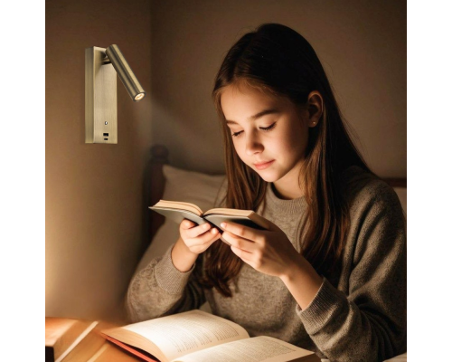 Citilux Декарт CL704433 LED USB Светильник с выключателем Бронза