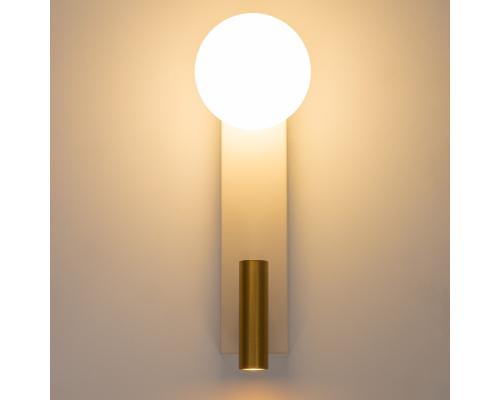 Citilux Декарт CL704450 LED Светильник с выключателем Белый+Бронза