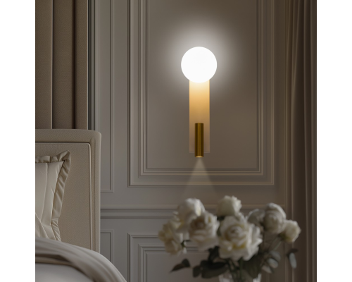 Citilux Декарт CL704450 LED Светильник с выключателем Белый+Бронза