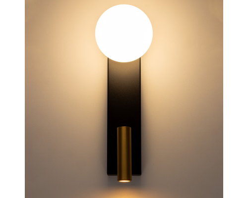 Citilux Декарт CL704451 LED Светильник с выключателем Чёрный+Бронза